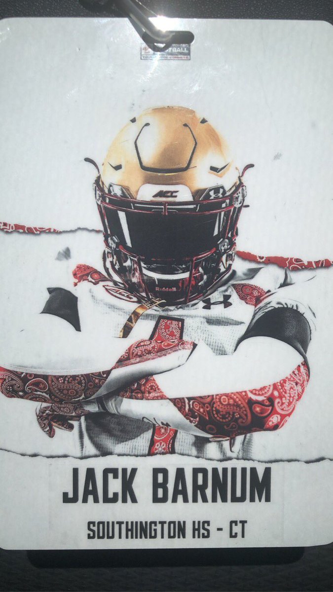 Had an amazing time today at <a href="/BCFootball/">Boston College Football</a> , thank you <a href="/CoachDrewChrist/">Drew Christ</a> and <a href="/CoachThurin/">Matt Thurin</a> for having me up to workout and show me around! Beautiful campus and facilities! @CoachJeffHafley @SouthingtonFB <a href="/PKicking365/">PowerKicking365</a>