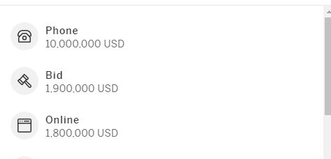 Since everyone is pretending it didn’t happen, I’ll go first:

how weird was that bidding for the Alien at Sotheby’s?

>1.8M 
>1.9M
>10M