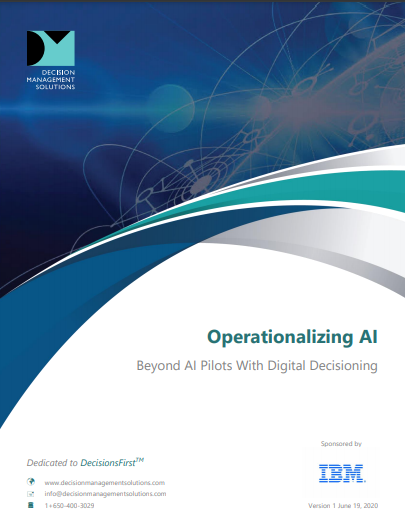 decisionmgt's tweet photo. Businesses are made or broken by the quality of the decisions they make. In our latest white paper, learn how #AI and #ML offer tremendous potential to improve the quality of decisions.
https://t.co/Icubjx0M7m
#decisionmgt #machinelearning #artificialintelligence https://t.co/5iKErHKdfo
