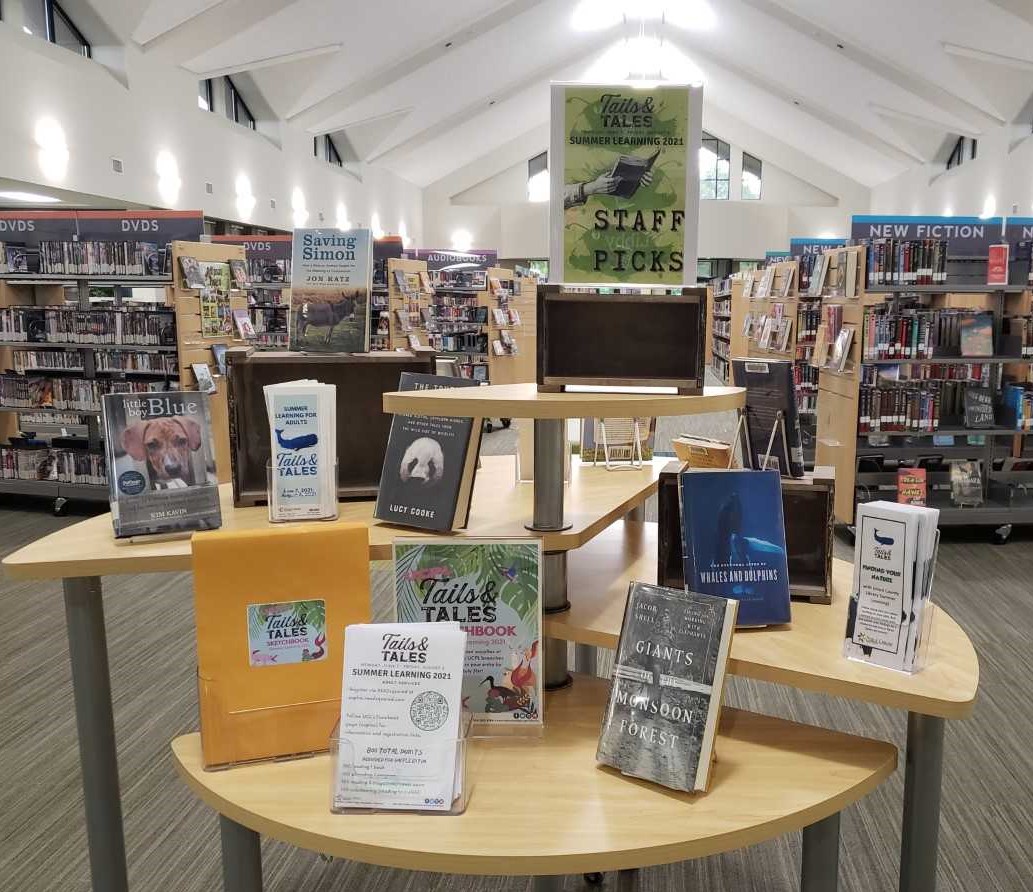 UCPLNC's tweet photo. #SummerLearning21 is full swing at #uclnc! Stop by your favorite location for staff recommendations. #TailsAndTales https://t.co/TJ57nqnrew