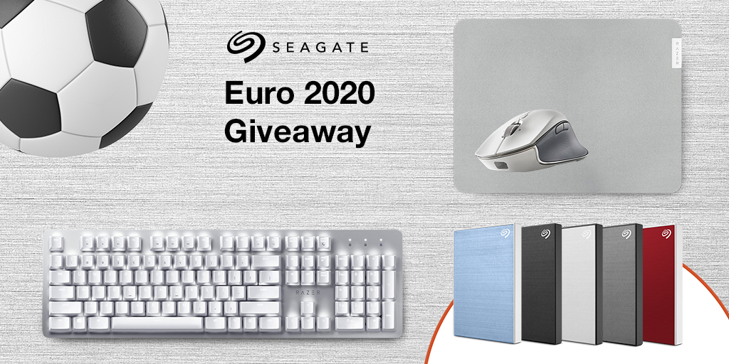 Die Sportsaison hat mit dem Sommer endlich begonnen, und um das zu feiern, haben wir uns mit <a href="/Razer/">R Λ Z Ξ R</a> zusammengetan. Gewinnt mit etwas Glück ein Bundle im Gesamtwert von über 900 €! ⚽🏆 Macht mit bei unserem Euro 2020-Giveaway und gewinnt mit etwas Glück: seagate.media/6010n8ui8