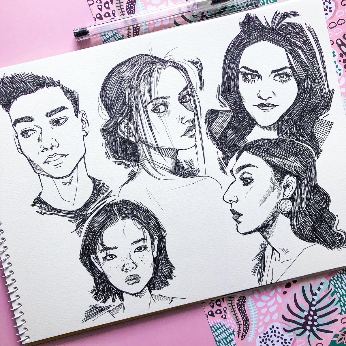 some ink studies 👾 
