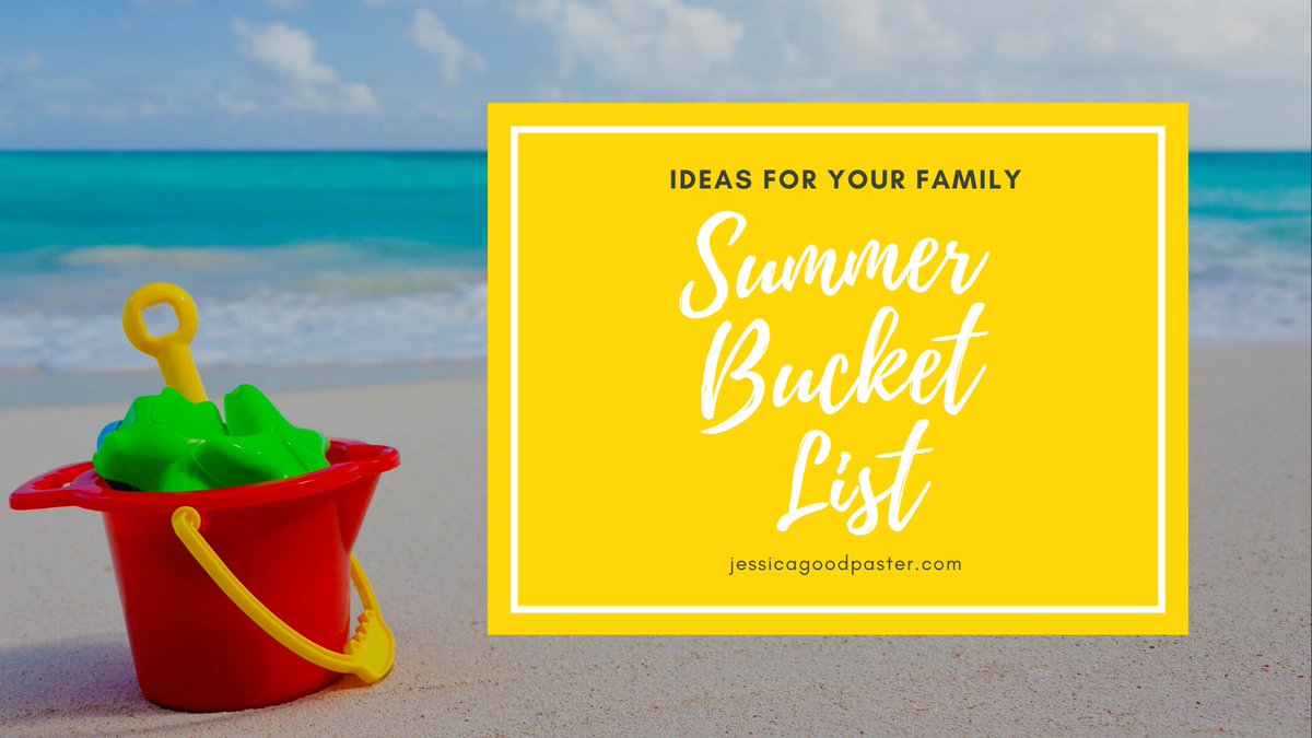 Looking for fun family activities this summer? Check out my summer bucket list ideas here: jessicagoodpaster.com/how-to-make-th…

#summerfun #BUCKETLIST #kids #familyfun #summerbucketlist