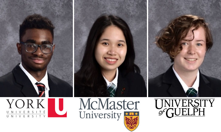 🇨🇦🇨🇦 Covering Canada!! 🇨🇦🇨🇦 Congratulations to these Graduates who are heading out across this great country: Ike (Media Arts at York), Hermione (Life Sciences at McMaster), and Sydney (Zoology at Guelph)!