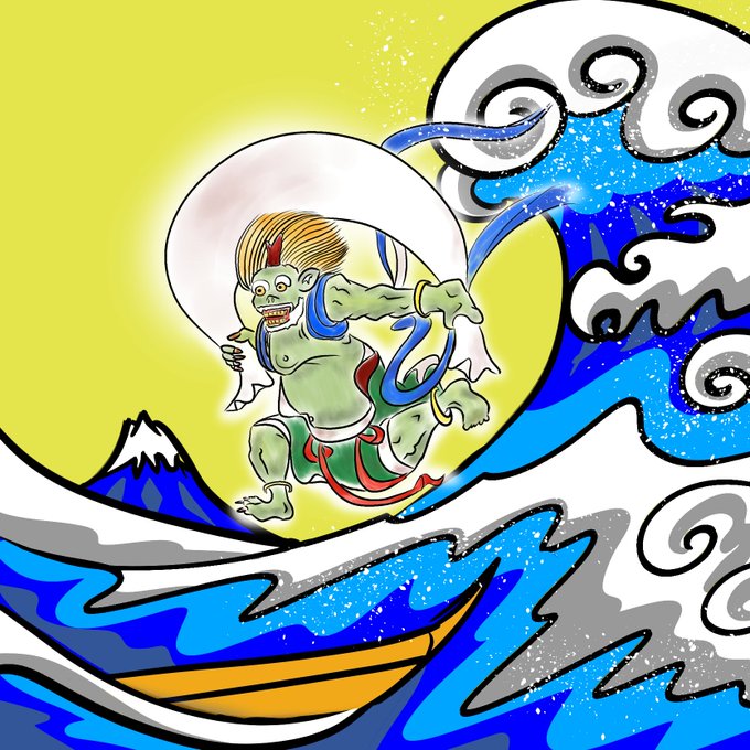 雷神のtwitterイラスト検索結果 古い順