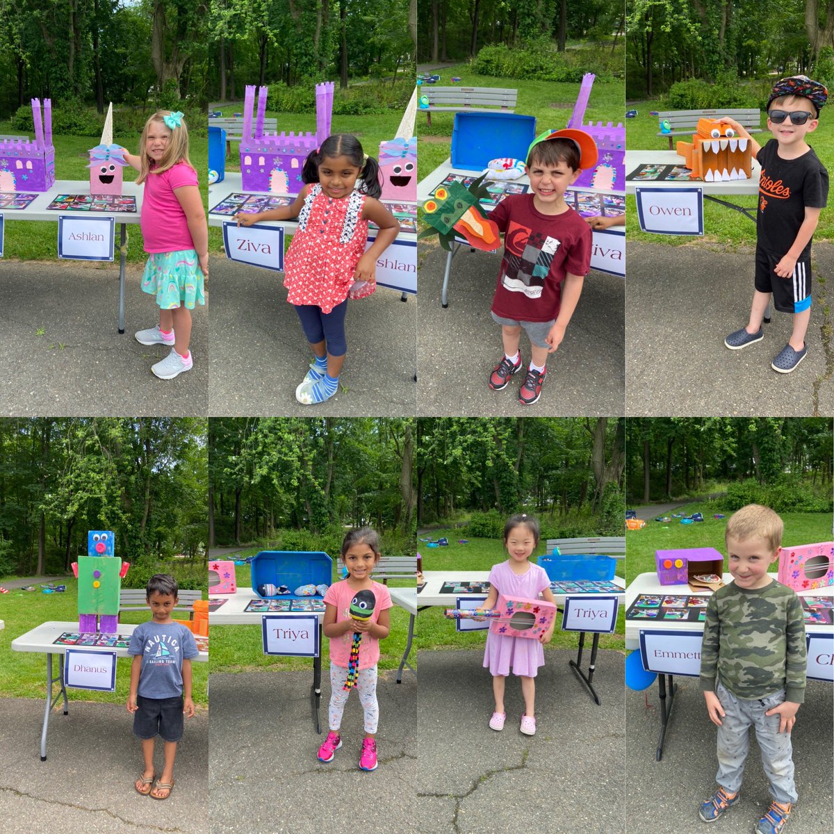 mehendricks6's tweet photo. Our special day finally arrived! After learning about the importance of recycling and the fun things you can make with recyclables, my preschool students were so excited to show off their hard work at our Recycling Creations Showcase today!♻️🎨🖌#Recycle @LakeHiElem https://t.co/iqeYA7t6Uv