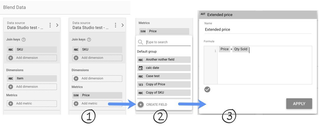 Data wrangling keeps getting better in Data Studio! 🔥

Now calculated fields can be created in blended data sources! 

Learn more: support.google.com/datastudio/ans…