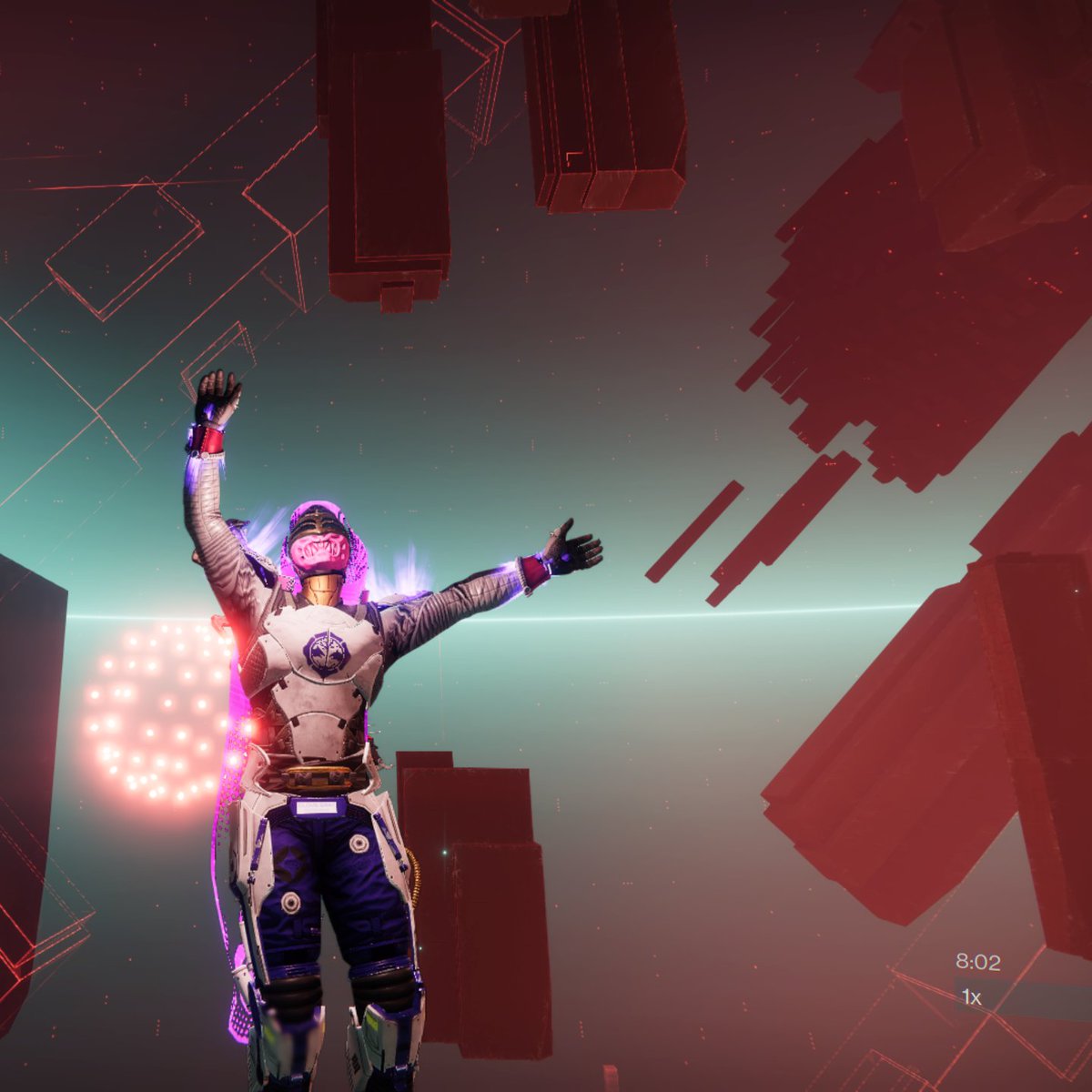 Cho_Moma's tweet photo. #SplicerFashionShow #Hunter @Bungie @A_dmg04 Neon theme for Season of the splicer. https://t.co/8WW1lc3TGg