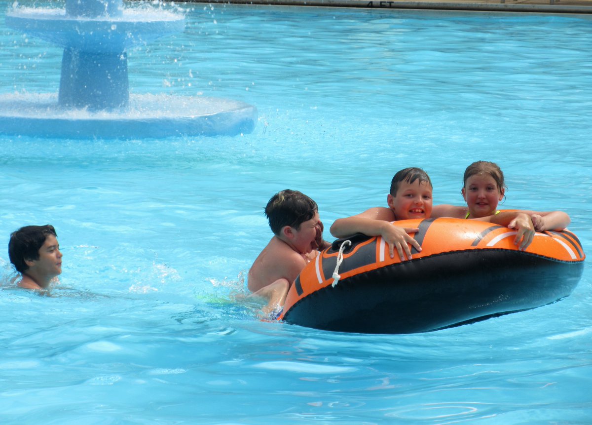 katetheskate91's tweet photo. Summer is here and the Canonsburg pool is open. The real question: who will be crowned king of the raft? @oronline https://t.co/CIjumK3Ckp