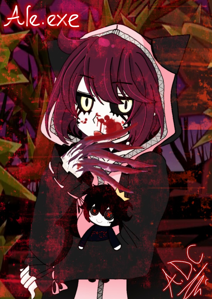 AlexSDrawings_'s tweet photo. Ale.exe 🖤 Muñequito de Trolli exe del diseño de @CandyRu_ 🖤🖤🖤 #CoMPaS #CoMpaSL4nd https://t.co/2jPuOUUzzU