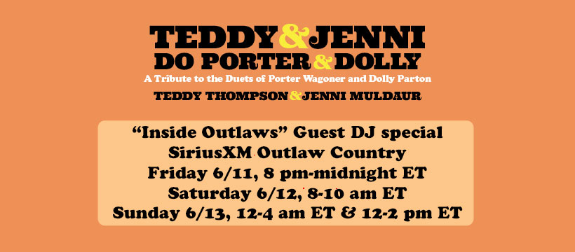 siriusxmoutlaw's tweet photo. .@teddythompson @jennimuldaur co-host #InsideOutlaws this week #GuestDJ special @SIRIUSXM Ch60 #OutlawCountry &amp; streaming at https://t.co/Y7yOlOlHQH https://t.co/m6ZmcldVkK