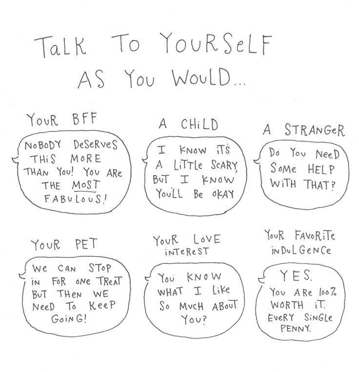 RelHero's tweet photo. How does your inner conversation go? Here's something from A Cup of Jo in case there are times that you're you too hard on yourself. :) 
#RelationshipCoaching #RelationshipHero https://t.co/SrzJ3vYqvF