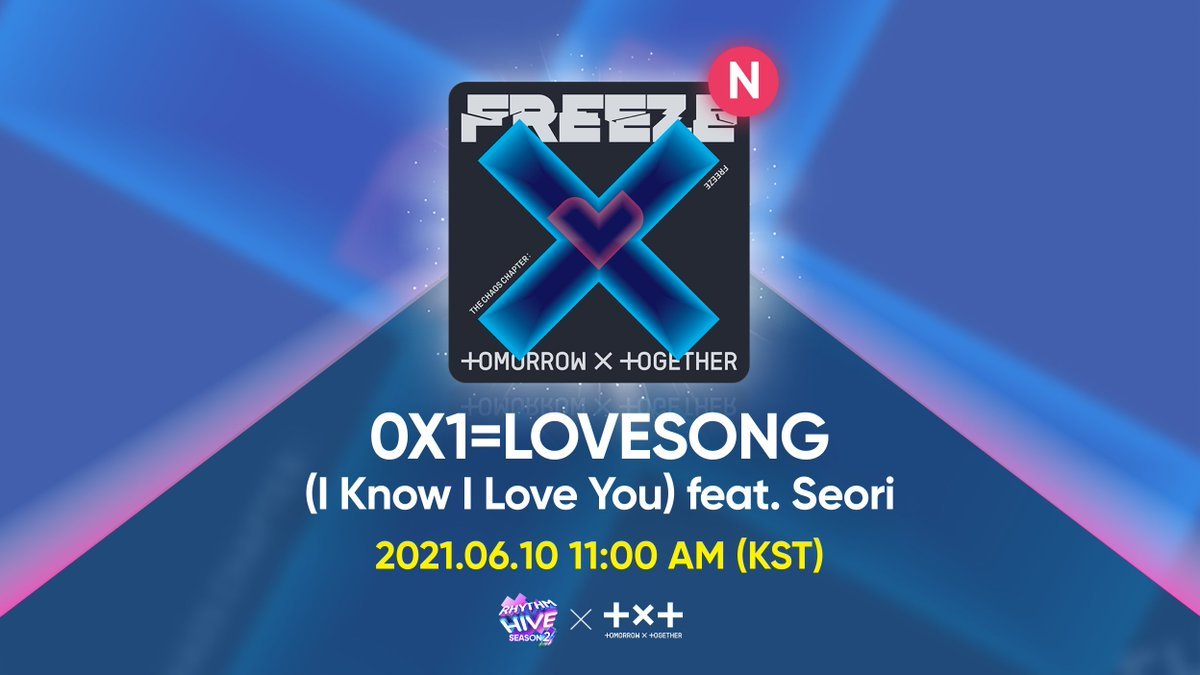RhythmHive_BR's tweet photo. ♬•*¨ 0X1LOVESONG (I Know I Love You) feat. Seori ¨*•♬
A música title do novo álbum do TXT foi adicionada. Agora você pode jogar e aproveitar!
#TOMORROW_X_TOGETHER
#투모로우바이투게더 #TXT
#TheChaosChapter #TXT_FREEZE
#TimeToFREEZE https://t.co/38Nxs5NDg0