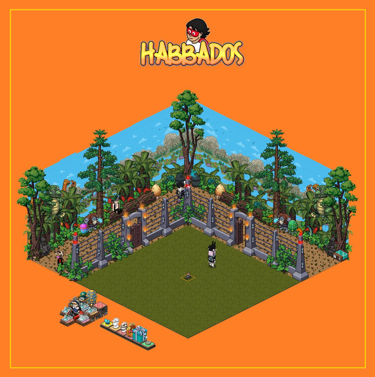 ¡ABIERTA MASACRE JURÁSICA HABBADOS!  Ven a ganar espectaculares premios y créditos 🟠🟡

Link de la sala: habbo.es/hotel?room=120…