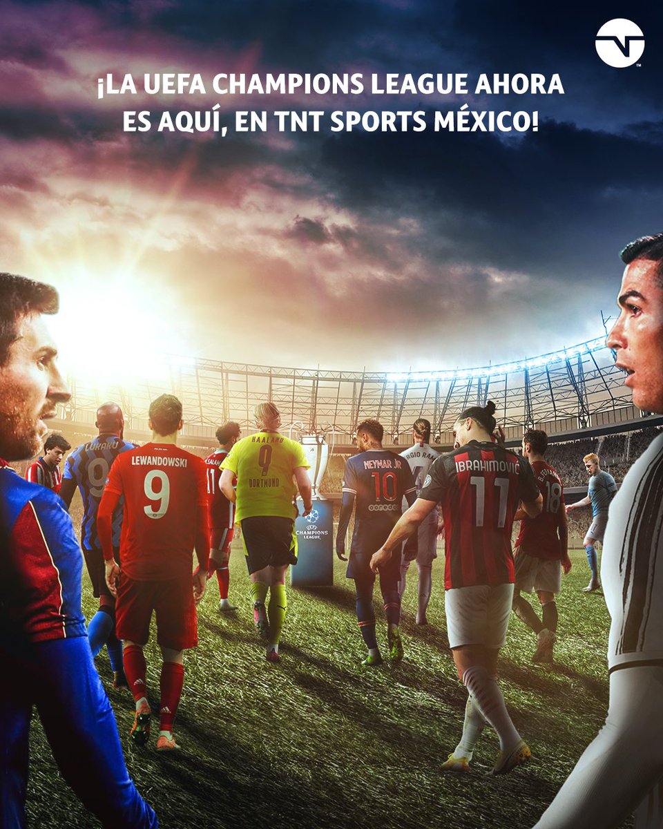 TNT Sports llega a México y presentará en HBO Max la UEFA Champions League👇
