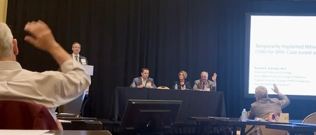 Ricardo R Gonzalez MD (@rrgonzalezmd) on Twitter photo We are all enjoying a real-life meeting in-person. BPH debate was action-packed and enlightening. FUN. Thanks <a href="/amy_krambeck/">Amy Krambeck</a> Kevin McVary <a href="/CCantrillMD/">CCantrillMD</a> for participating in <a href="/TxUrologicalSoc/">TX Urological Soc</a> #HoLEP #aquablation #Urolift #iTIND #Rezum looking forward to #AUA2021 <a href="/AmerUrological/">Amer. Urol. Assn.</a> We are all enjoying a real-life meeting in-person. BPH debate was action-packed and enlightening. FUN. Thanks <a href="/amy_krambeck/">Amy Krambeck</a> Kevin McVary <a href="/CCantrillMD/">CCantrillMD</a> for participating in <a href="/TxUrologicalSoc/">TX Urological Soc</a> #HoLEP #aquablation #Urolift #iTIND #Rezum looking forward to #AUA2021 <a href="/AmerUrological/">Amer. Urol. Assn.</a>