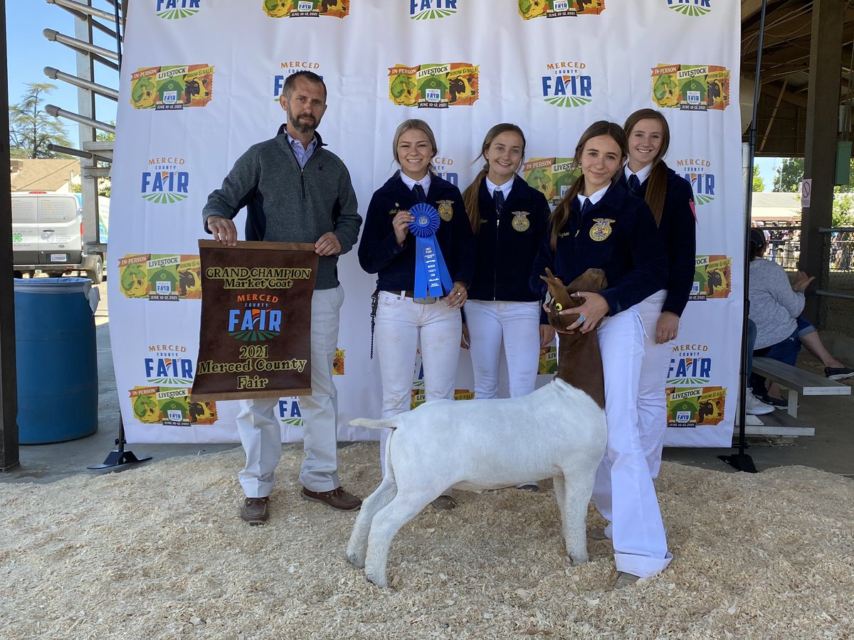 SUPREME GRAND CHAMPION! Congratulations to Falynn Gragnani who exhibited the Champion Overall Goat at the Merced Fair! <a href="/KevinSwartwood1/">Kevin Swartwood</a> <a href="/cougar_crossing/">Freddy Cougar</a>