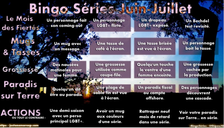 PY_Heck's tweet photo. Félicitations aux autres gagnants de la grille précédente. Et maintenant il est temps de se lancer dans la nouvelle grille du #BingoSéries qui risque d'être plus compliquée. Mais pourquoi est-ce que j'ai repris 9-1-1 et The 100 le mois dernier alors que ça m'aurait validé le 19 ? https://t.co/gWah4tsiNv