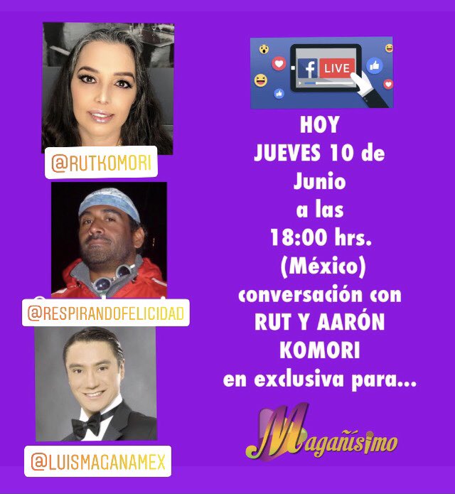 ReOrdenaTuVida's tweet photo. HOY 6:00 pm
https://t.co/5iU3t5pIzz @LUISMAGANAMEX @aaronkomorim https://t.co/Pcq7Lgq0yJ