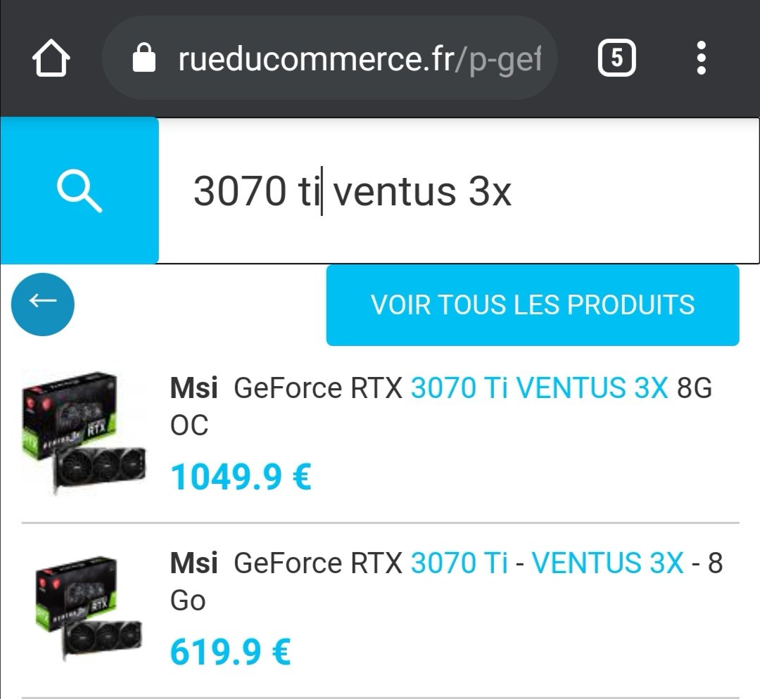 OorenMMO's tweet photo. @MilliIlan @TopAchat Ou "peut-être" que tu compare juste deux cartes différentes 🙃 https://t.co/bnjJyVLJLn