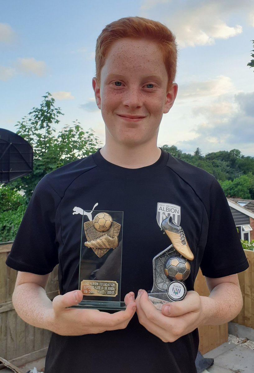 KirkHewitt72's tweet photo. End of a successful season for Charlie with the Albion foundation MJPL team.
He won supporters player of the season at the end of season presentation tonight. Quite an achievement when surrounded by such good players. https://t.co/uKepPj8gkj
