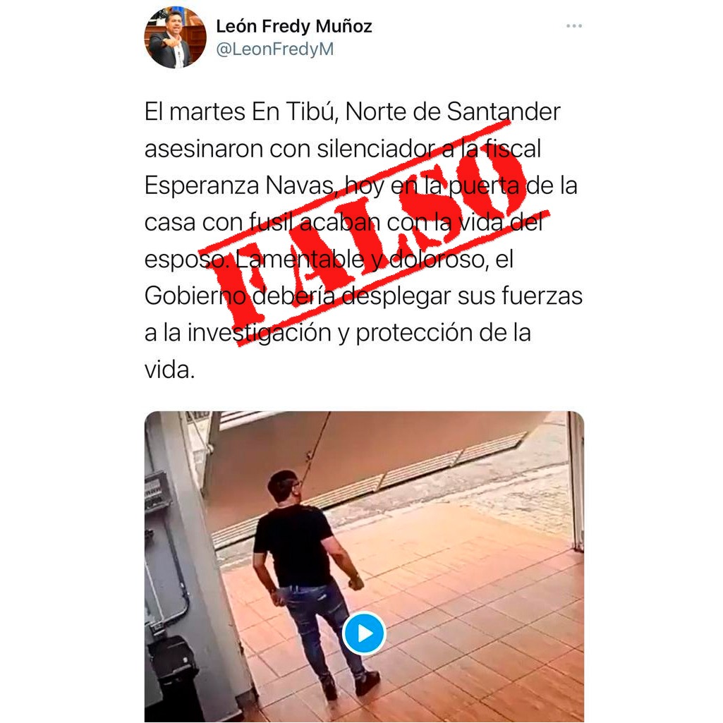 FiscaliaCol's tweet photo. #NoSeDejeEngañar | Esta publicación que circula por redes sociales no es cierta. Desde la Fiscalía General de la Nación hacemos un llamado al uso responsable de las plataformas digitales y a no difundir noticias falsas. https://t.co/MkYO61LShJ
