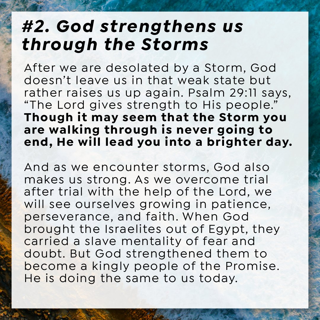ourdailymanna21's tweet photo. Why does God allow people to experience difficulties? Check what the Bible says about the storms in our lives:
#OurDailyManna #YonggiCho #CGI #ThreefoldBlessing https://t.co/UnSap59s9d