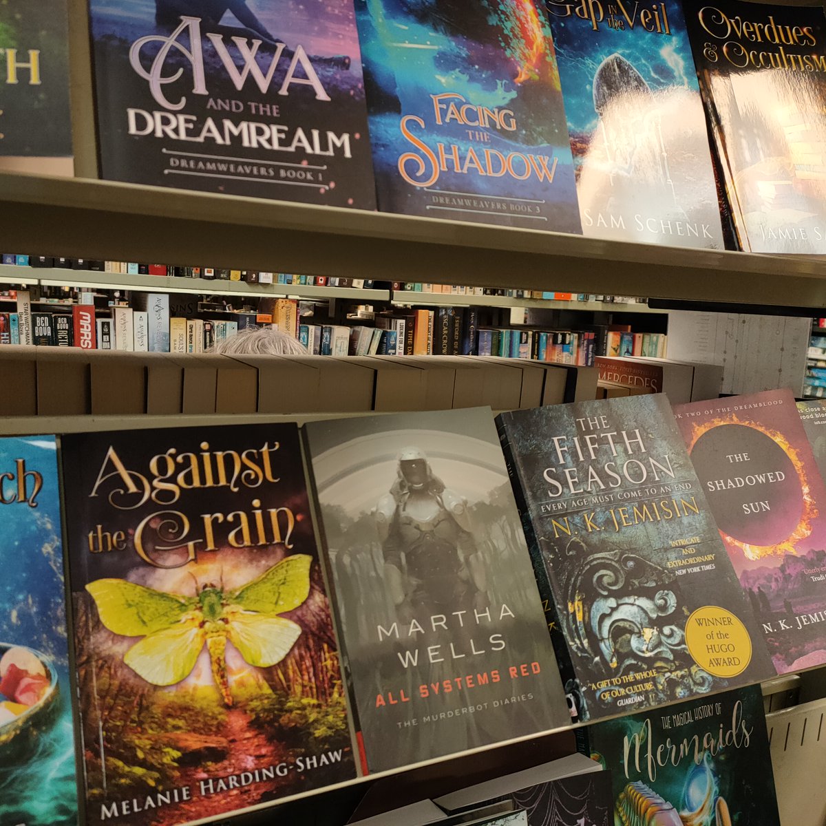 Another great @witchyfiction title on our shelves now #AgainstTheGrain by Melanie Harding-Shaw #BookBuzz #local  🤩