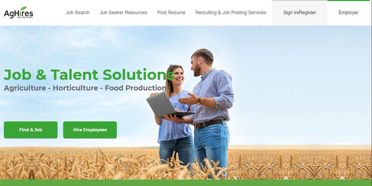 AgHires's tweet photo. The NEW AgHires website is live! It's a better experience for both job seekers &amp; employers, with streamlined dashboards. Job Seekers can quickly save &amp; apply to jobs &amp; more. Employers can quickly &amp; easily post &amp; manage jobs &amp; more. Explore the new AgHires! https://t.co/Ps2H7eufz7 https://t.co/Wz9LCUXuTC