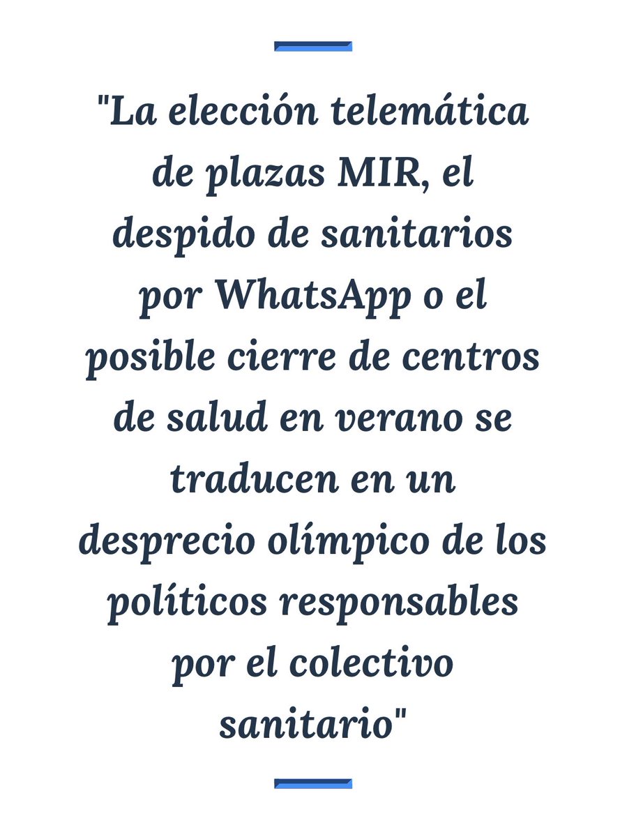 No lo digo yo. Lo dice Rafael Matesanz. Y seguro que lo pensamos todos <a href="/DrMacarron/">Dr Macarrón</a> <a href="/DrMiguelLazaro/">Miguel Lázaro</a> <a href="/magelesmedina/">María Ángeles Medina</a> @tki_ojo <a href="/SheilajustoS/">sheilajusto</a> <a href="/DoctorSITHo/">Doctor Vader</a> <a href="/CESM_CV/">SindicatoMedico_CESM-CV</a> <a href="/MJCampilloP/">MJCampillo</a> <a href="/TomasToranzo1/">Tomas Toranzo Cepeda</a> <a href="/cesm_sindicatos/">CESM</a>