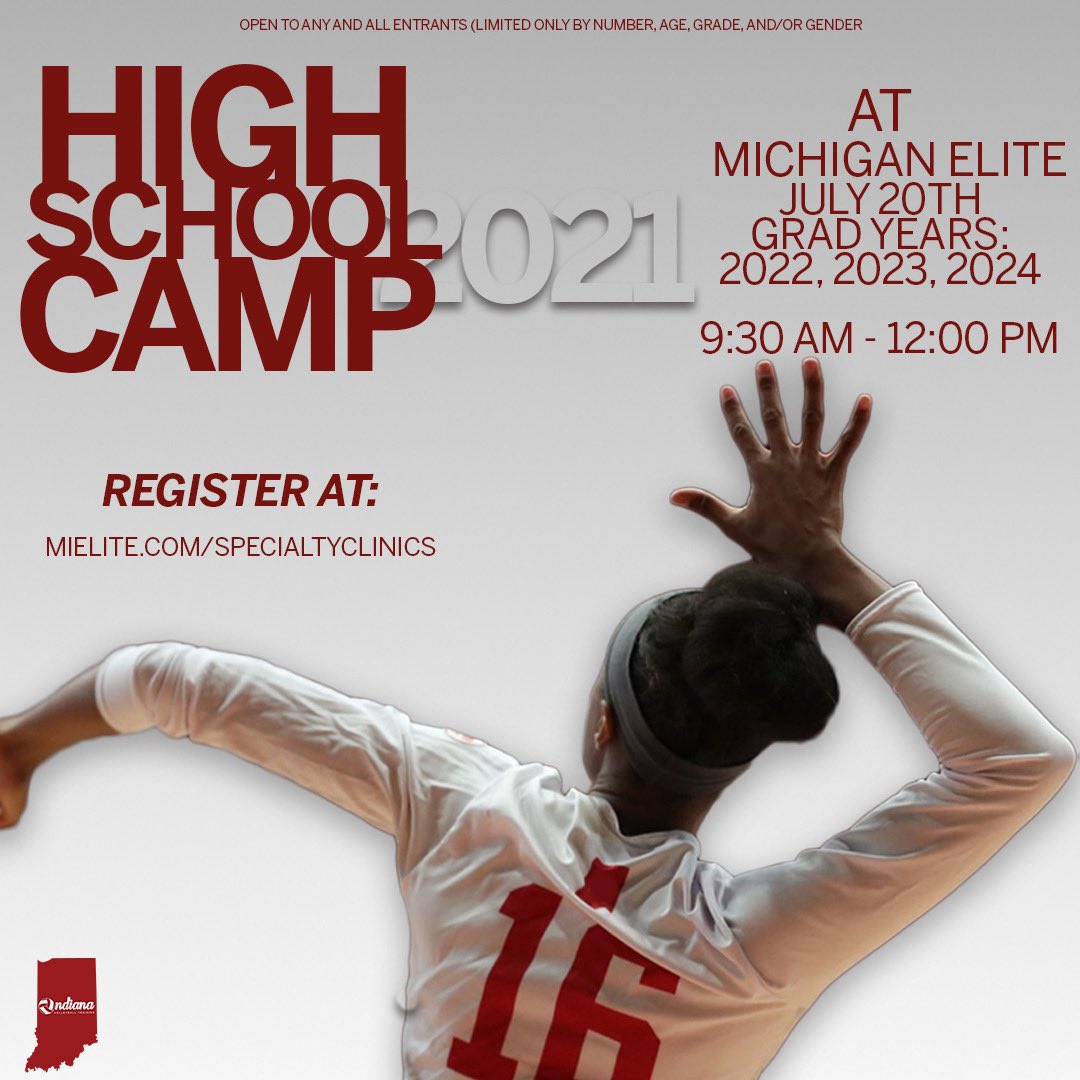 MIEliteVB's tweet photo. Specialty clinics with special guests! Check out some great opportunities to learn some skills at the collegiate level! #mielitesummer https://t.co/ZLTBNCTz1c