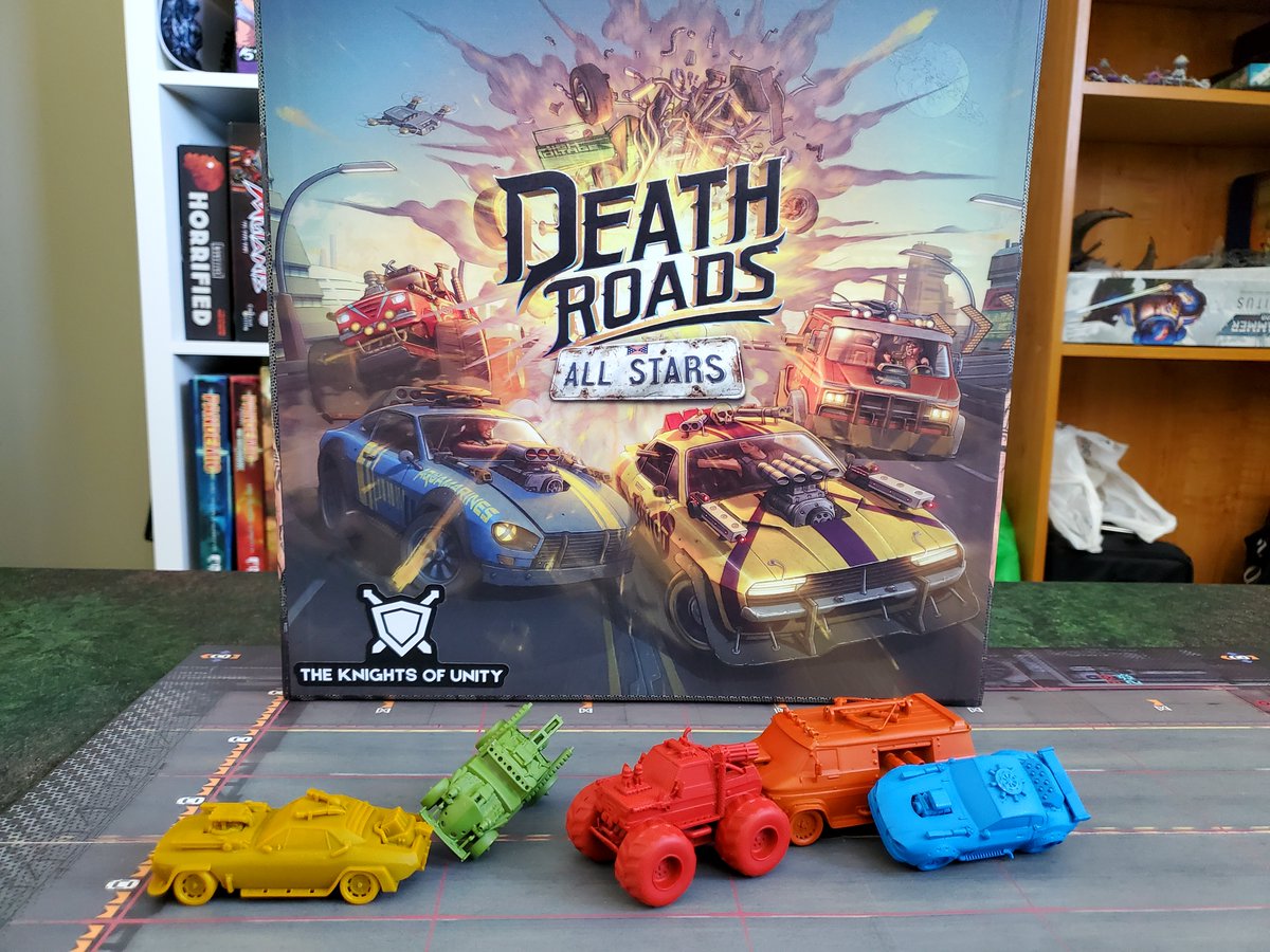 The BattleCast (@the_battle_cast) on Twitter photo Check out this trailer for the upcoming Car Death Racing board game "Death Roads All Stars" from @KnightsOfUnity . Cannot say enough about the prototype, so its Kickstarter is going to be BIG!
Video: youtube.com/watch?v=dG7WzG…
#bgg #boardgames #tabletopgaming #racing #Kickstarter Check out this trailer for the upcoming Car Death Racing board game "Death Roads All Stars" from @KnightsOfUnity . Cannot say enough about the prototype, so its Kickstarter is going to be BIG!
Video: youtube.com/watch?v=dG7WzG…
#bgg #boardgames #tabletopgaming #racing #Kickstarter