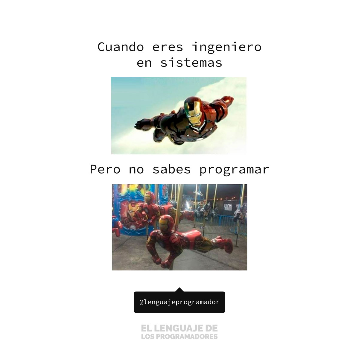 cod_programador's tweet image. Ojo con eso amiguitos 😅
.
Sigue nuestro @lenguajeprogramador y contágiate de nuestra energía diaria ⚡
.
#lenguajeprogramador #coding #programming #code #softwaredeveloper #programmers #webdeveloper #webdesign #webdevelopment #developer #tech #technology #geek #desarrolloweb
