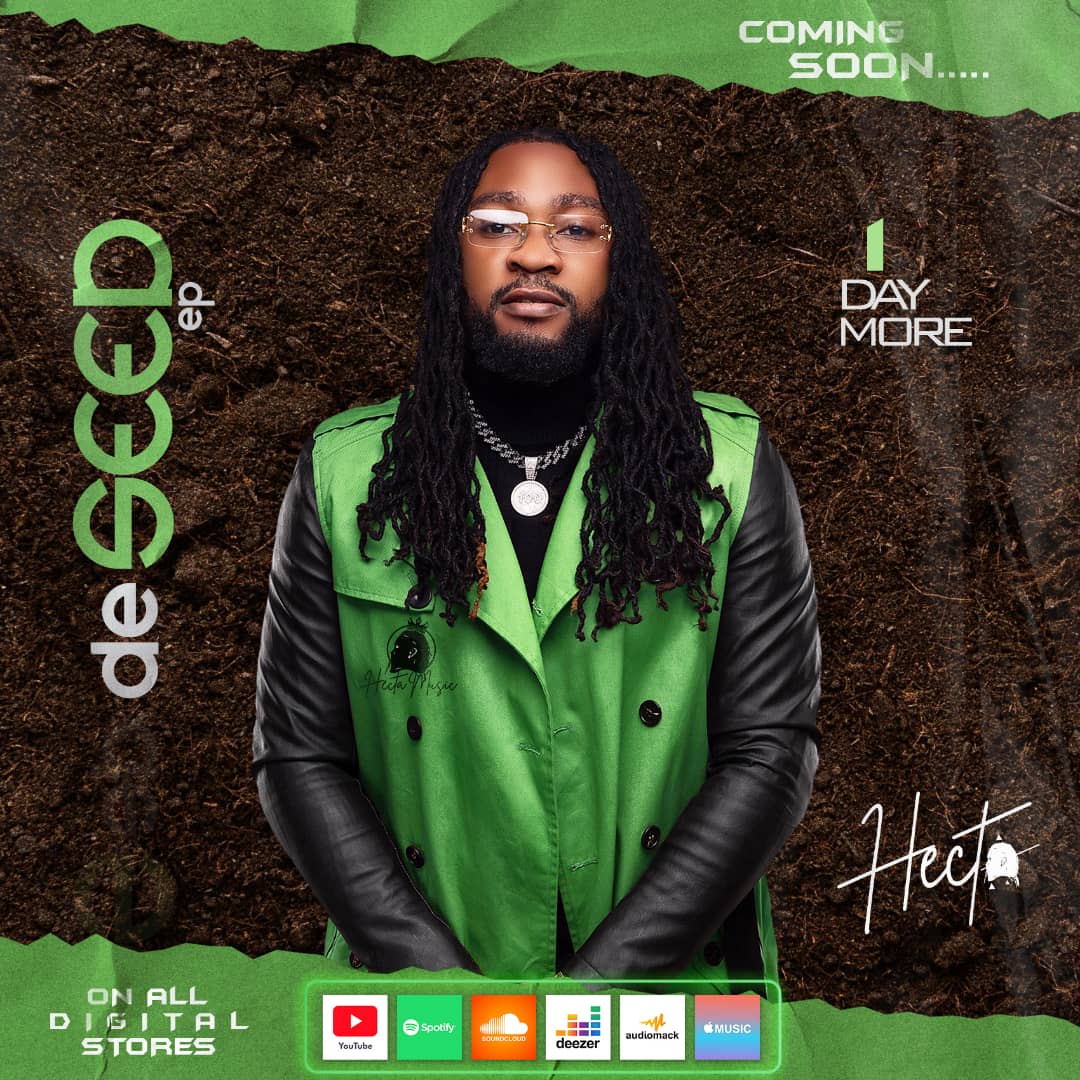 Blankson22's tweet photo. @iamhecta -#DeSeedEp drops tomorrow. Ghana goes green.
#ReadyToGreenGhana #HectaMusic https://t.co/sp3g1GACsA