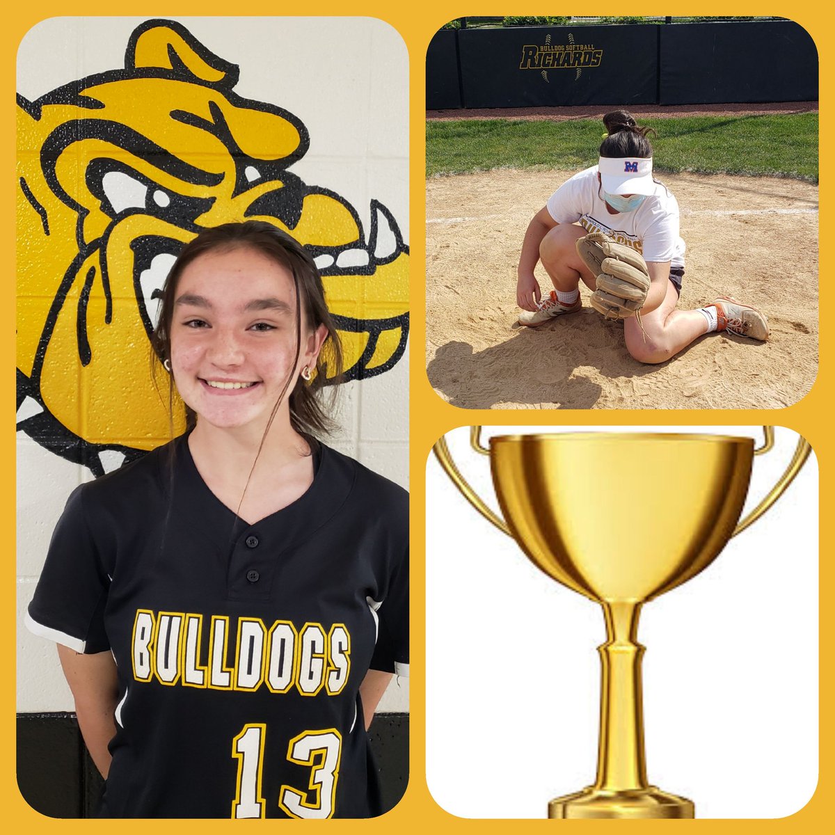 GOBULLDOGS_SB's tweet photo. 📣With pride we present the 2021 SSC Red Player of the Year, Abby Mallo!! Abby's a ferocious competitor, top student-athlete &amp; makes those around her better. Congrats to Abby &amp; the Mallo family on this prestigious award!! 🥎🐾🌟🖤💛🚀💣 #passion #13  @BulldogsHLR @CoachConnoyer https://t.co/q4ydp2trm3