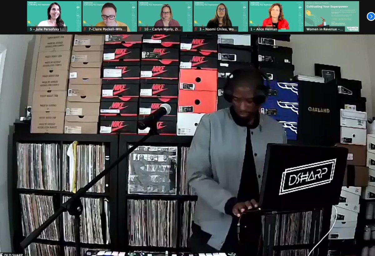 It was an honor to host &amp; also always grateful to have <a href="/djdsharp/">D Sharp</a> kicking off our events! 👀 an amazing shoe + vinyl collection.