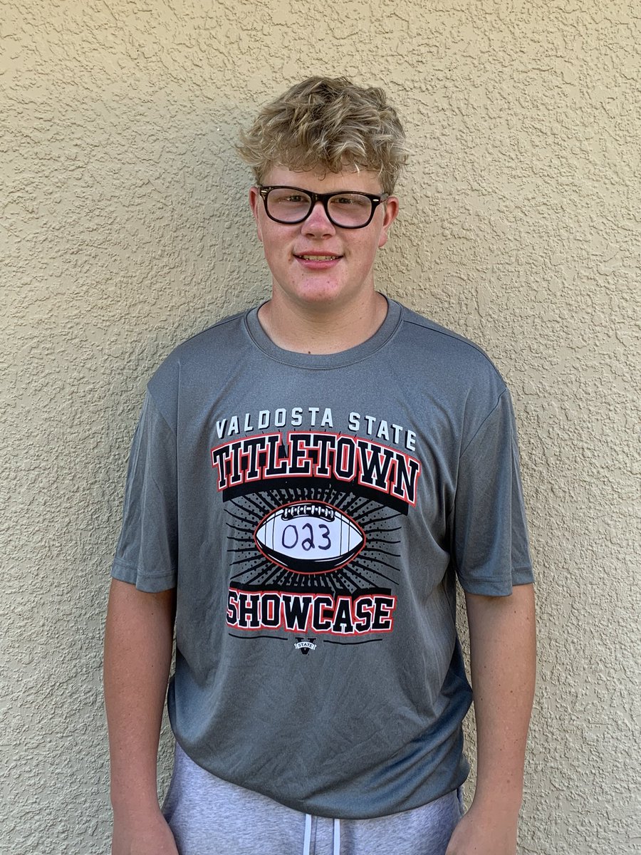 TuckerVandiver's tweet photo. Had a good time @valdostastatefb camp, I got to kick with some of the best and thank you @CoachFMarshall for the great feedback. Look forward to my next camp!! @OCPFB @icoachdfb @KohlsKicking @Coach_Radke @Coachcjwalker https://t.co/7G2KrTgL3c