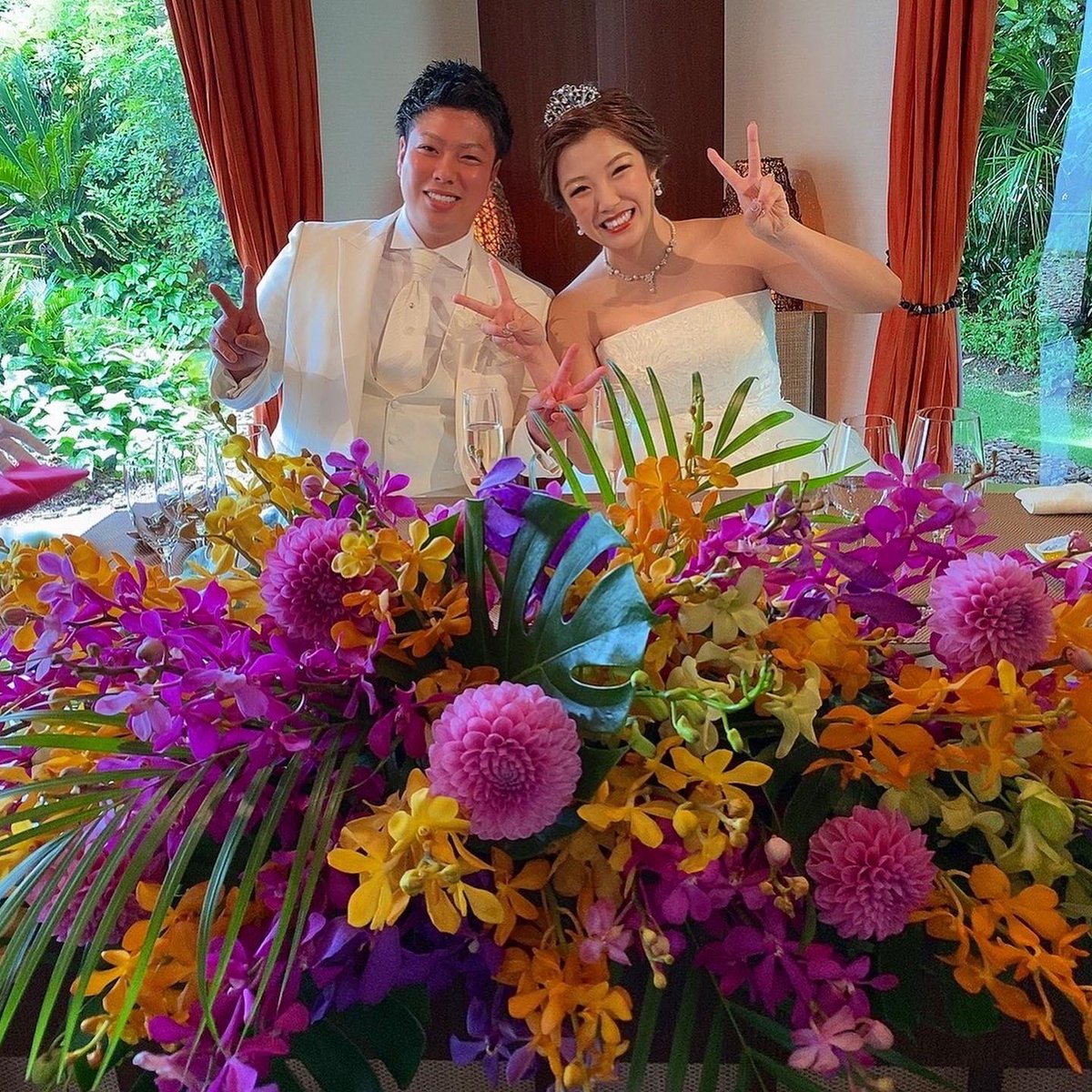 kashibamin's tweet photo. R3.5.22 wedding💍🧡 https://t.co/eW8LgCthsJ