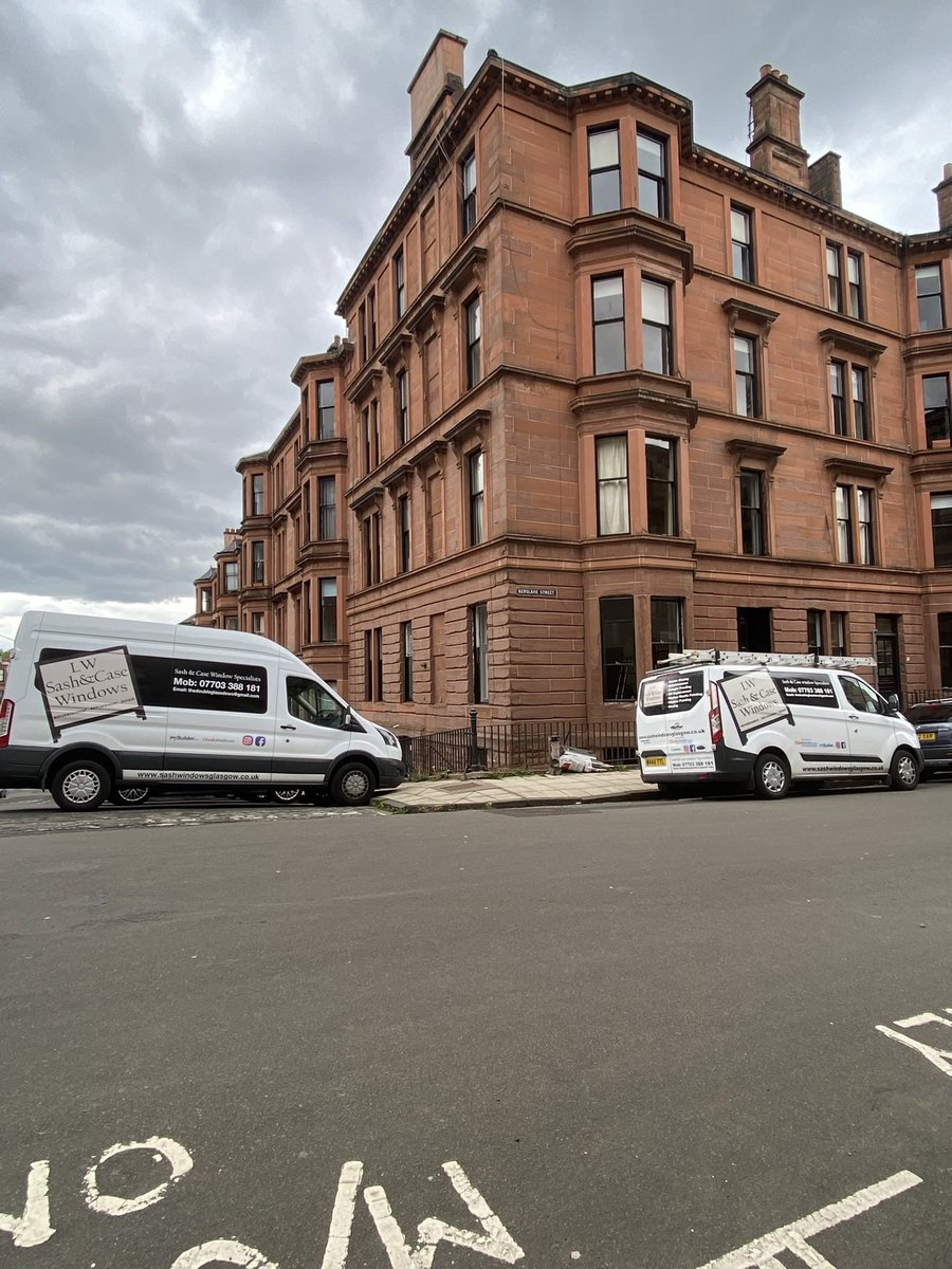 Recent works carried out in Glasgow westend. Refurbishing the old casements and upgrading the sashes to new fully sprayed double glazed ones ✅ #sashwindowsscotland #sashwindowsglasgow #windows #sashwindows #victoriansashwindows #oldwindows #newwindows #doubleglazing