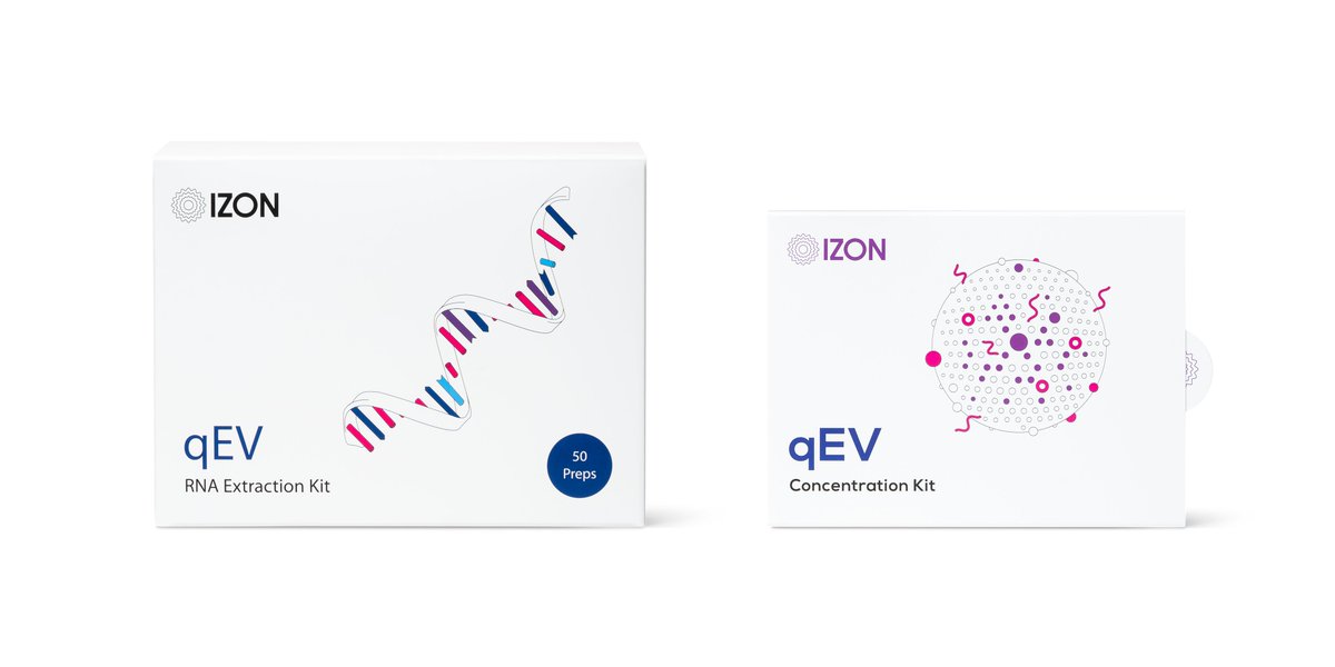 IzonScience's tweet photo. Extracellular vesicle research requires technologies that deliver highly purified EV and EV-RNA samples. That’s why we’ve just launched simple and standardisable kits to enable EV concentration and EV-RNA extraction. Read on for more https://t.co/LSSaAjJGia https://t.co/rzjscOioMh