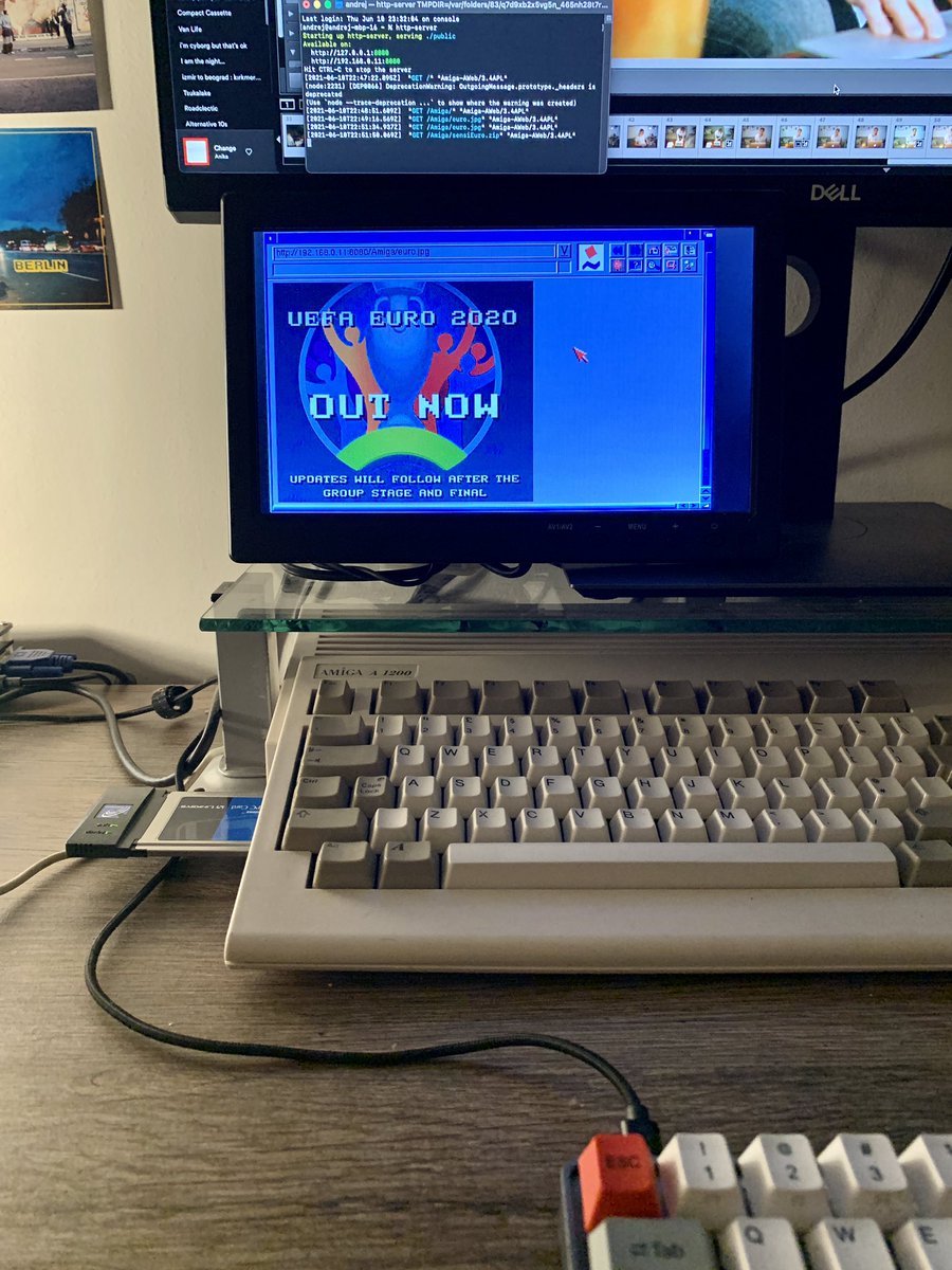anndrew82's tweet photo. amazing people at https://t.co/efmZncUQeB @SWOSUnited just released the new EURO 21 update. play on the #Amiga now 🥳⚽️ https://t.co/DwYxPirbQP