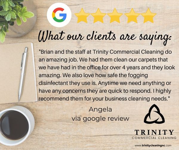 TrinityComClean's tweet image. We are so thankful for our clients.
Are you looking for a commercial cleaner? Consider Trinity Commercial Cleaning. Serving the Mooresville, and Lake Norman NC area. 704-885-5753
Call us today for your free consultation. You shouldn&apos;t have to babysit your cleaning company