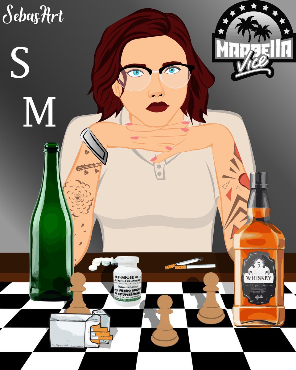 SebasArtStudio's tweet photo. Fan Art de #SaraMiranda inspirado en #QueensGambit♟¿Que versión les gusta más? @IamCristinini
#MirandaCinKuenta #Miranda50 #MarbellaViceFanArt #MarbellaVice 🌴 https://t.co/EDcapcBYnR