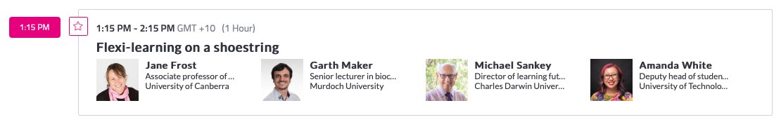 <a href="/timeshighered/">Times Higher Education</a> will be hosting a free single day conference on #highered in the Aust and NZ context - I'll be on a panel talking about flexible learning on a shoe-string along with @JaneFrostUC <a href="/drouyn/">Garth Maker</a> @michael_sankey