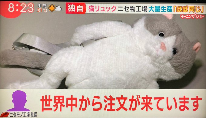 炎上 Snsで話題の猫リュックに中国の偽物 クオリティがあまりにひど過ぎる と話題に 即販売ページ削除 まとめダネ 炎上 Snsで話題の猫リュックに中国の偽物 クオリティがあまりにひど過ぎる と話題に 即販売ページ削除 まとめダネ