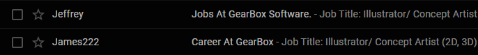 JonahWalters_'s tweet photo. Seems like there's another wave of #gamedev job phishing emails. I know it's nothing new, but it looks like they improved their strategy a bit recently. Here's some info for those who might be receiving these for the first time or if you just want to know more about them

1/6 https://t.co/DlXJxCwC11