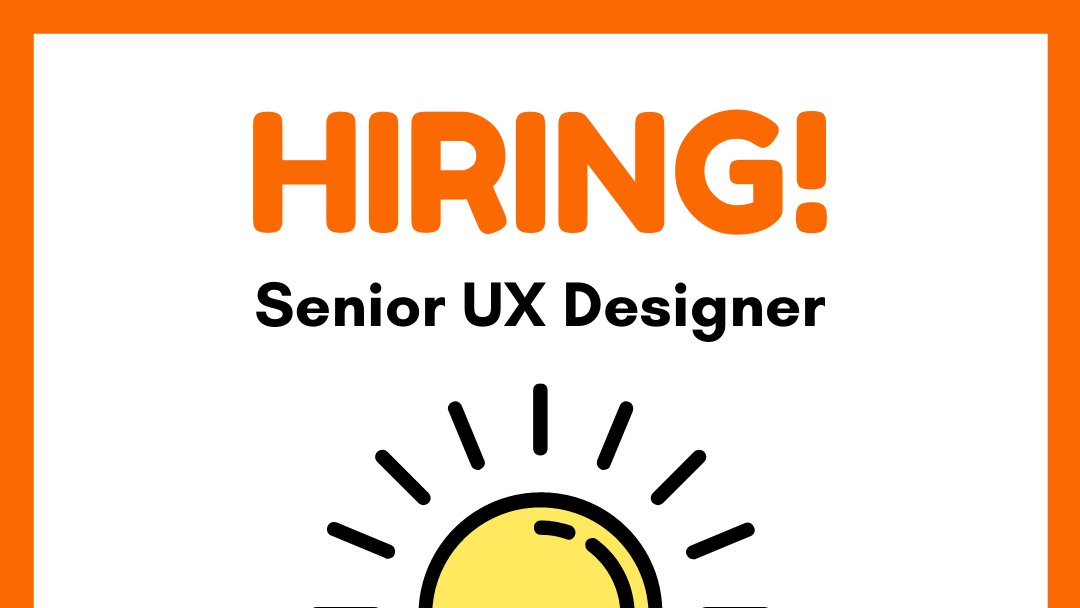 We're looking for a SENIOR UX DESIGNER!
​
If you know anyone who would be a great fit ... or if you think that YOU would be a great fit ... head to the job posting link below to learn more.

cchviva.fit/SrUXDesigner