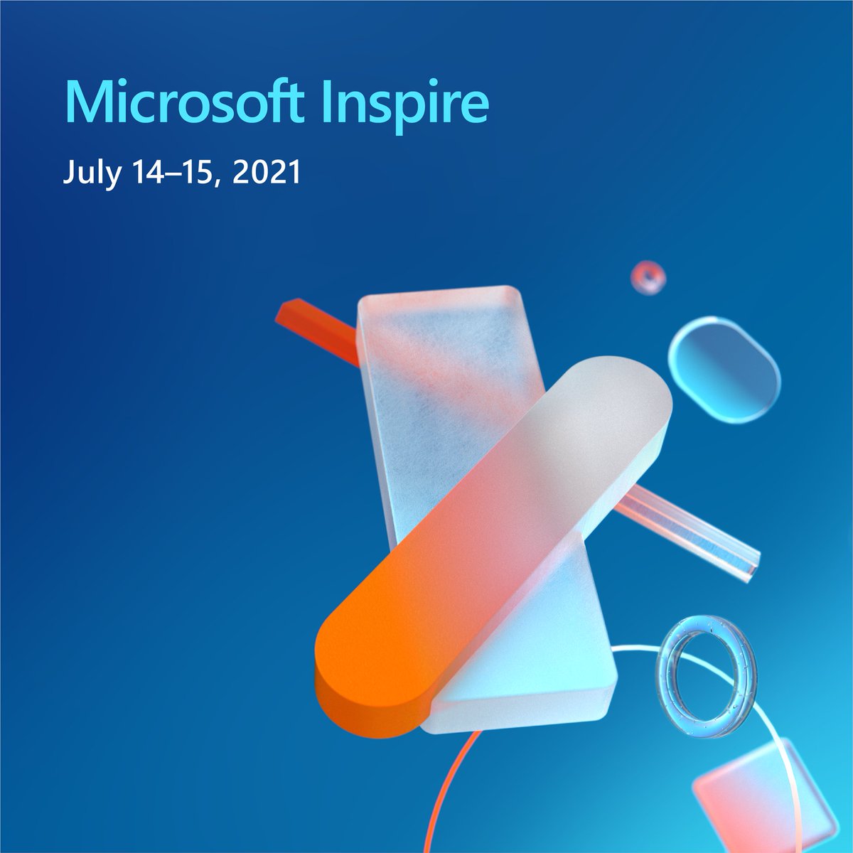 msPartner's tweet photo. Registration for #MSInspire is now live! We're excited to connect with our #MSPartner Network for this virtual event from July 14-15, 2021. 🤩🎉

Join us: https://t.co/m4my9WWxlt