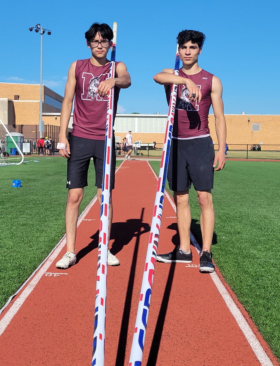 High Flying Morton Mustangs Jonathon Razo &amp; Victor Rodriguez both qualify for the IHSA STATE TRACK &amp; FIELD FINALS in the Pole Vault. <a href="/Mortonathletics/">Morton Athletics</a> <a href="/Morton201/">Morton 201</a> #MortonPride