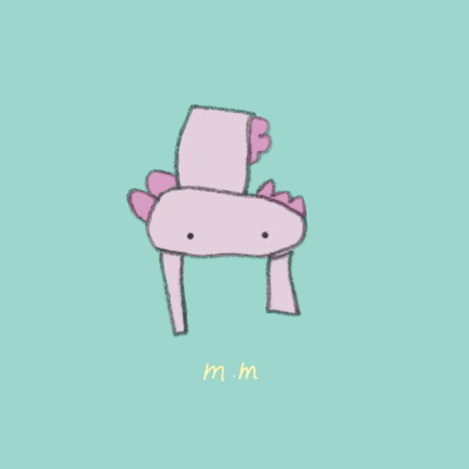 ウーパールーパーのtwitterイラスト検索結果